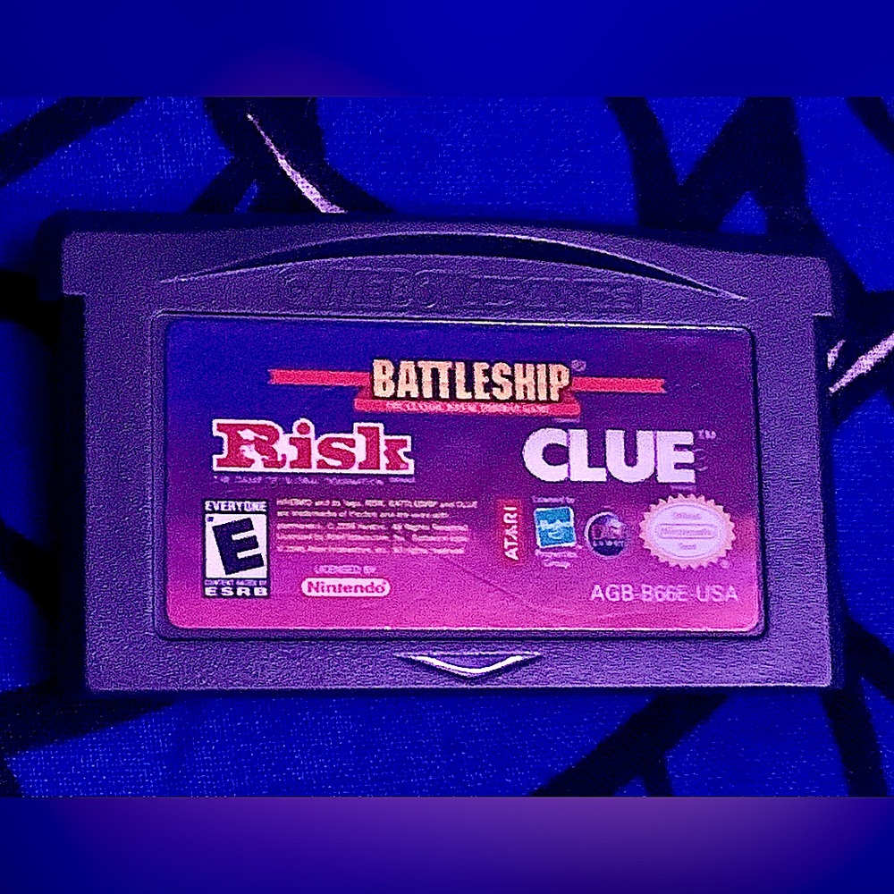 Risk | Battleship | Clue for Nintendo Game Boy Advance